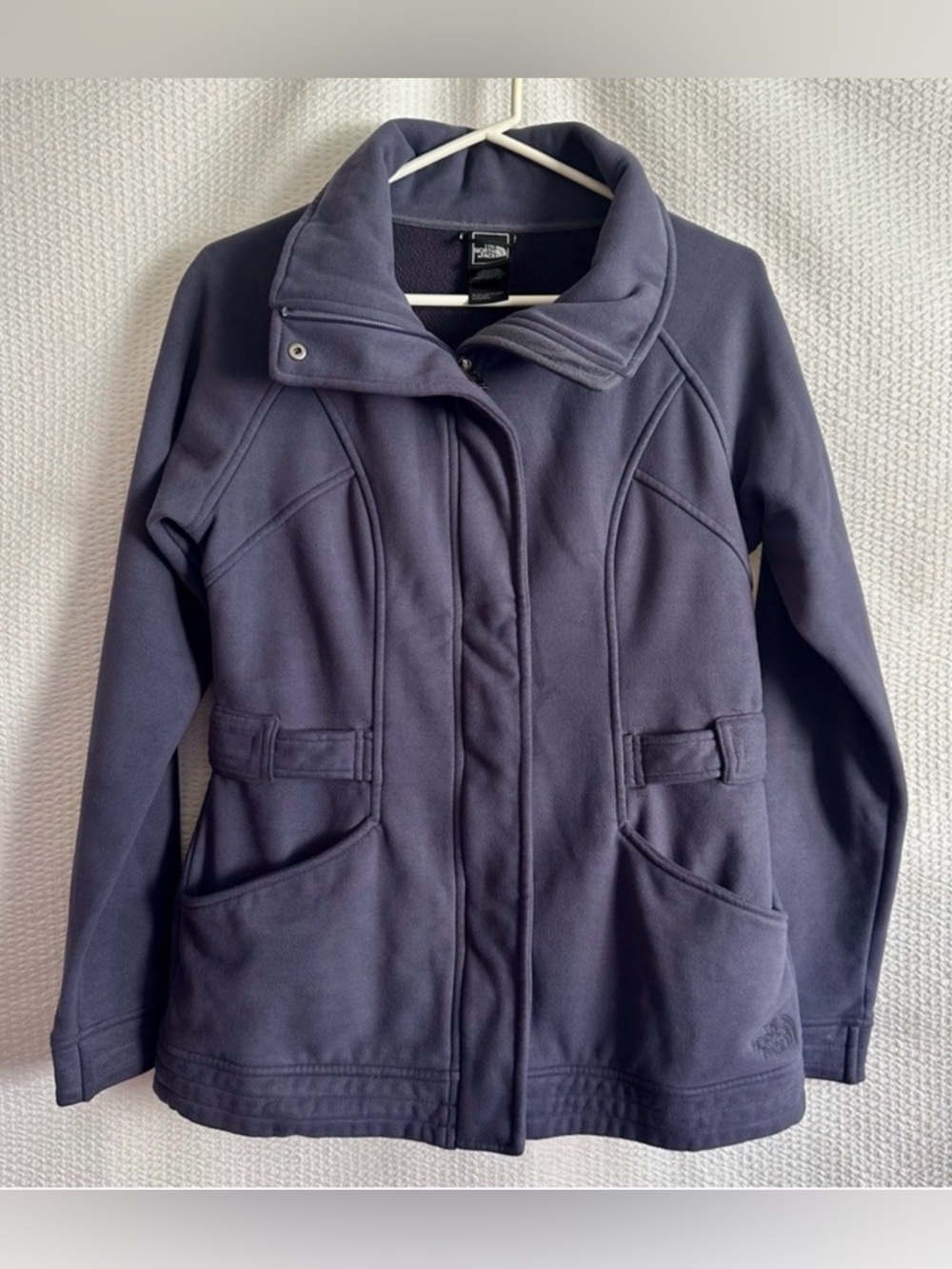 THE NORTH FACE Avery Blue Purple Fleece Full Zip Jacket Women’s Medium Outdoor